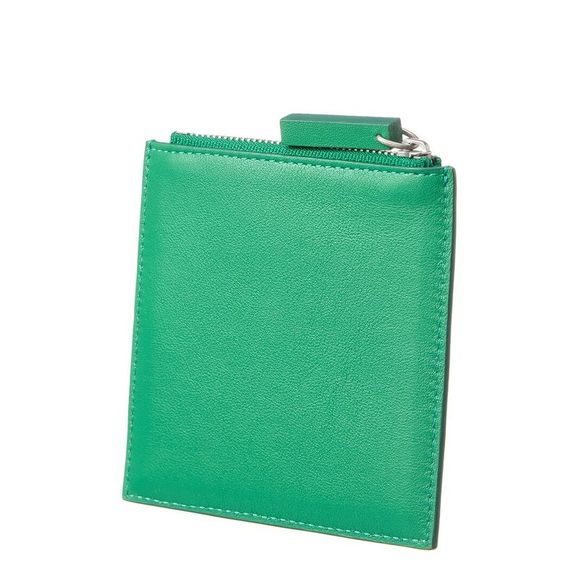 Jacquemus Logo Leather Coin Purse, Green - Picture 2 of 3